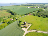 Luftbild der Mühle